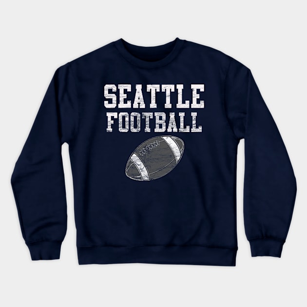 Vintage Seattle Football Crewneck Sweatshirt by tropicalteesshop